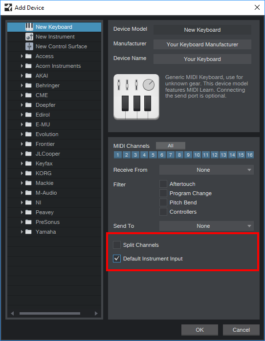 Studio One 3 How Do I Setup A Midi Hardware Keyboard Synthesizer In Studio One 3 Knowledge Base Presonus