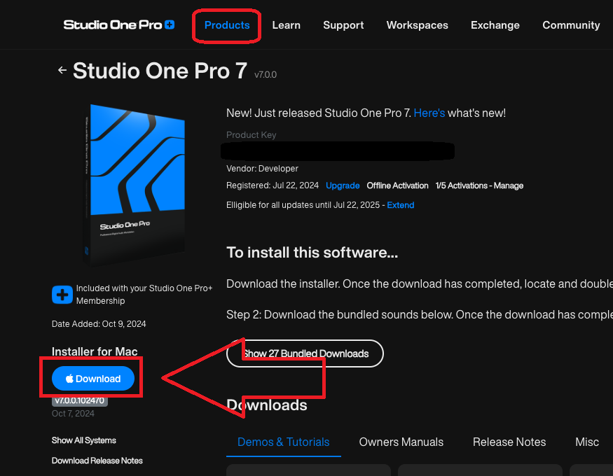 [2c] Studio One Pro 7: Software Install (macOS) – Knowledge Base | PreSonus