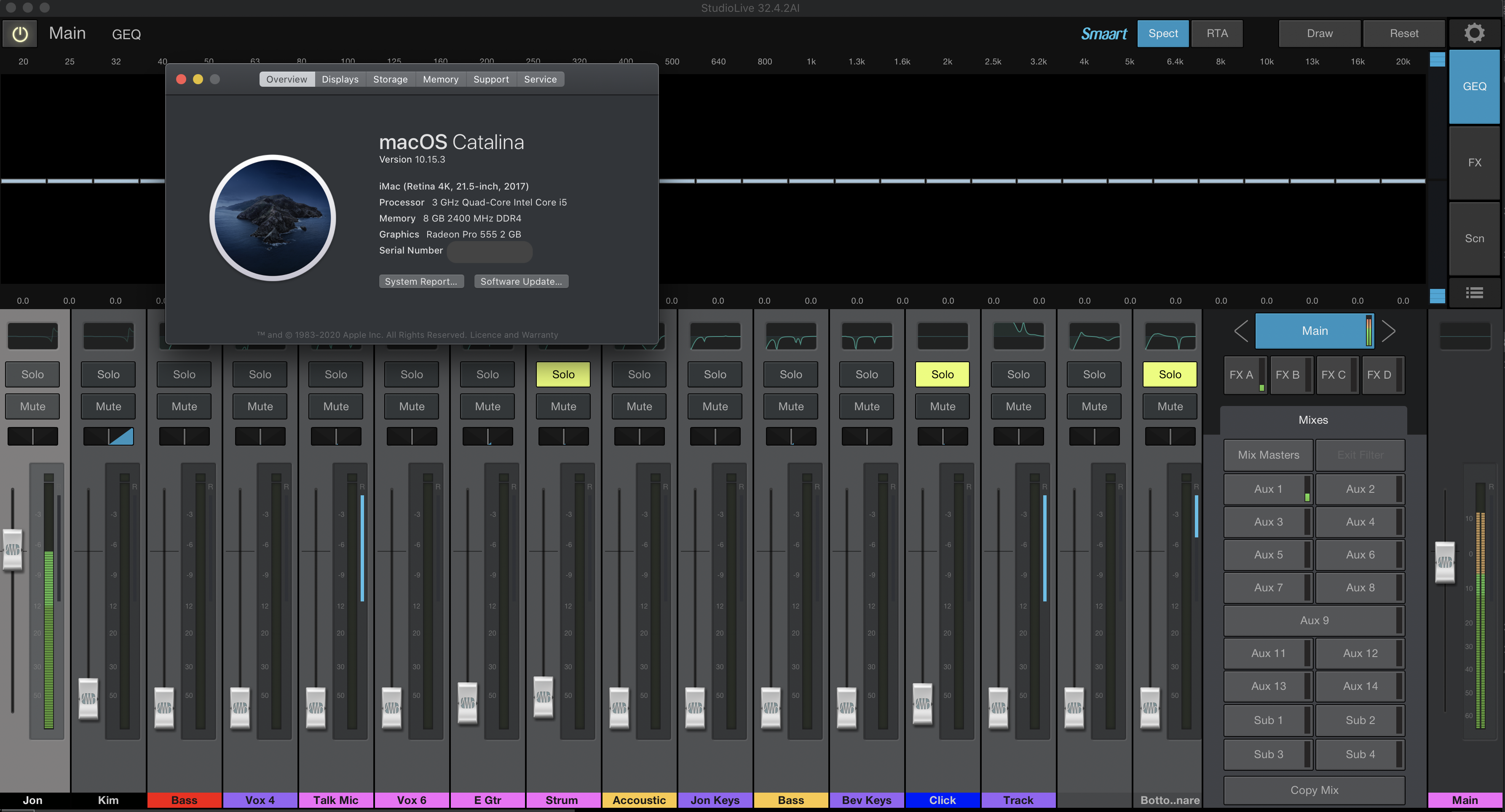 mac os x sound mixer