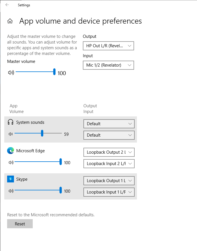 Audio loopback control что это