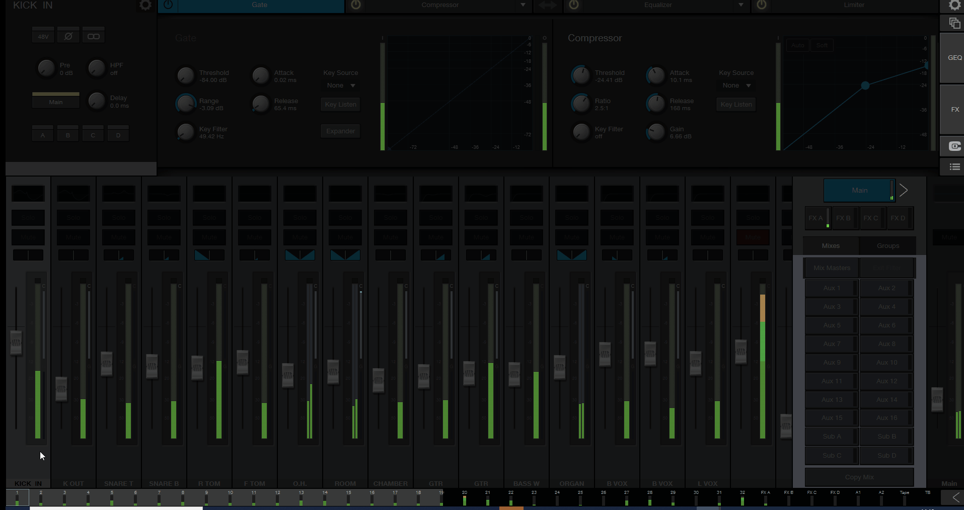 StudioLive Series III Why are my Meters Dark / Grayedout and can't