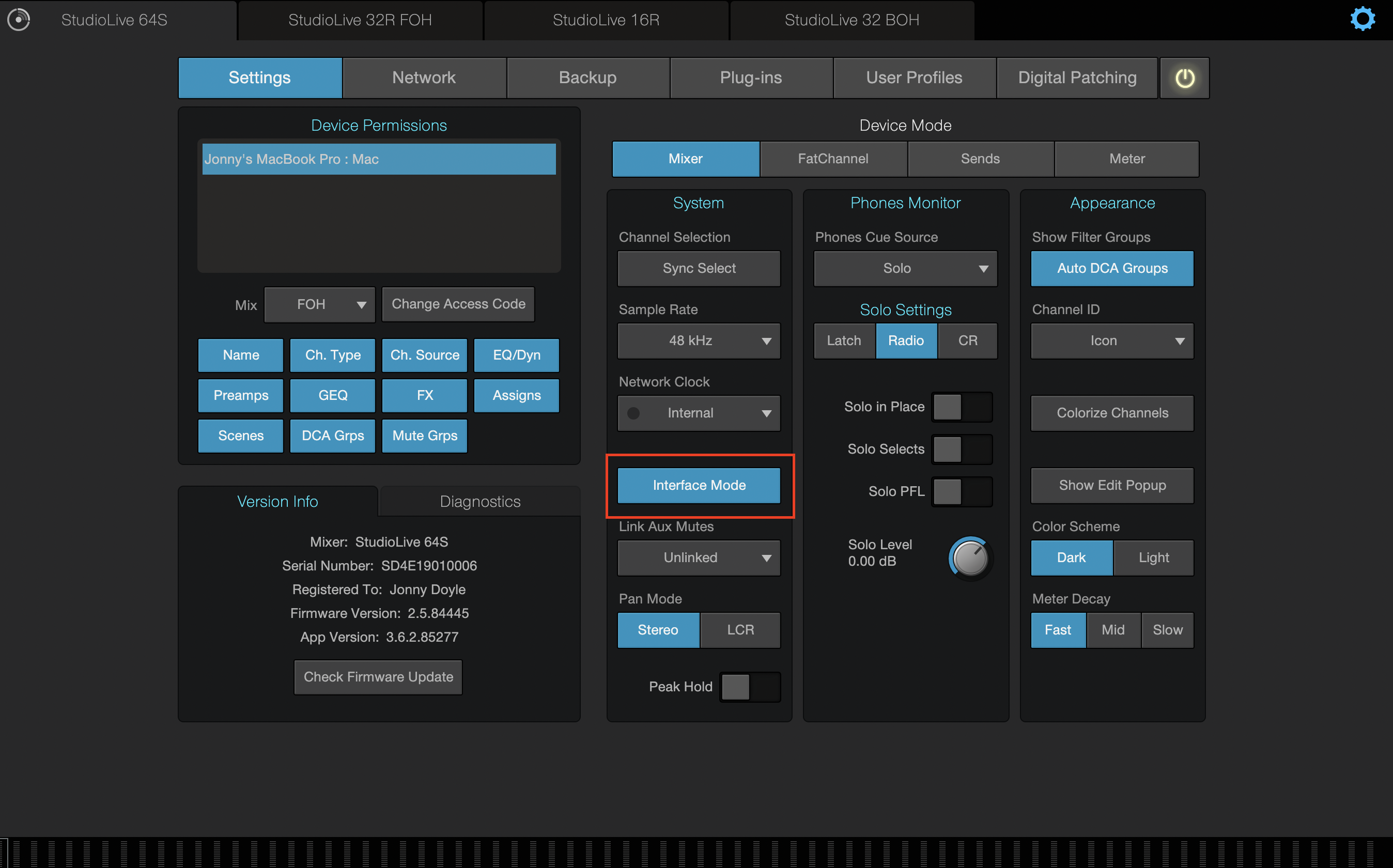 How to Access Channel Settings in  Studio 