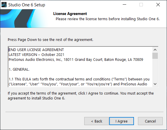 2c] Studio One 6: Software Install Studio One 6 (PC) – Knowledge Base |  PreSonus