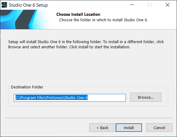 2c] Studio One 6: Software Install Studio One 6 (PC) – Knowledge Base