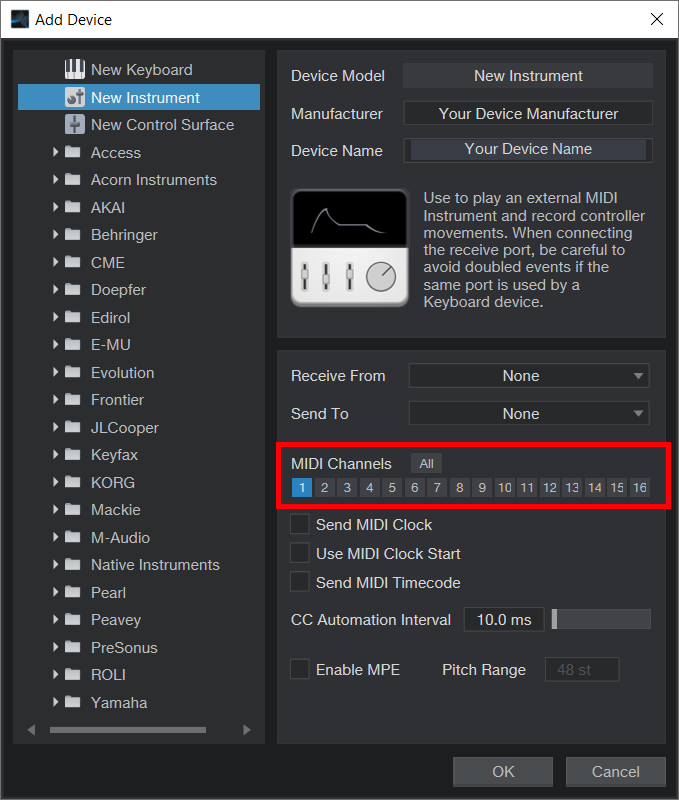 Studio One 6: How Do I Setup a MIDI Hardware Keyboard/Synthesizer? –  Knowledge Base | PreSonus