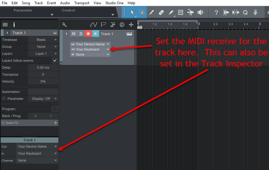 Studio One 6: How Do I Setup a MIDI Hardware Keyboard/Synthesizer? –  Knowledge Base | PreSonus